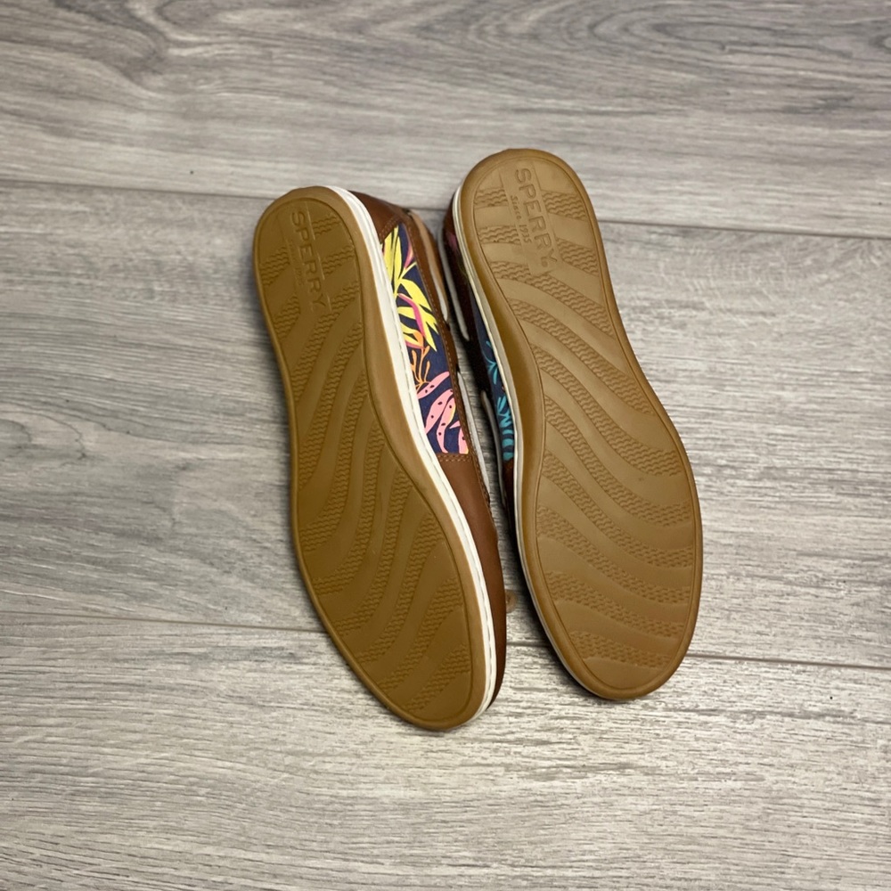 Sperry Women’s Top-Sider Firefish Seaweed Boat Shoe/Linen Blue - Picture 5 of 5